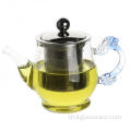 เหยือกแก้วใส Borosilicate Airtight Lid Glass Teapot